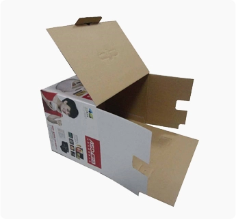 B flute litho laminated carton box, cookware carton, 