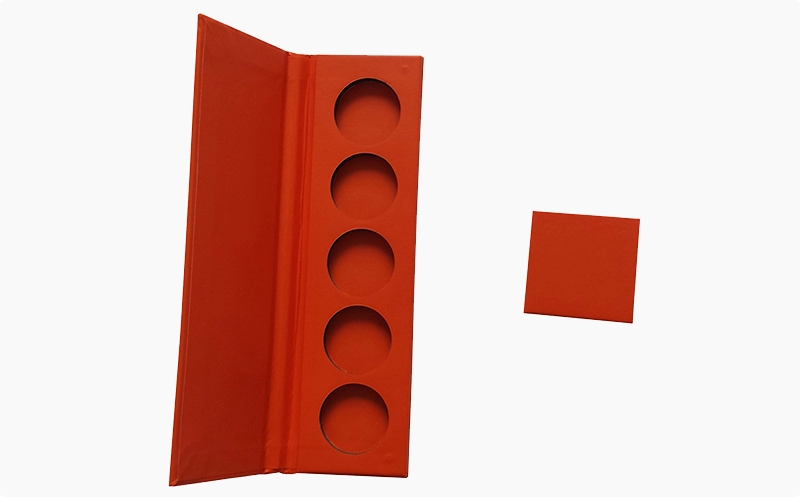 cosmetic paper box, paper palette, cardboard palette magnetic closure