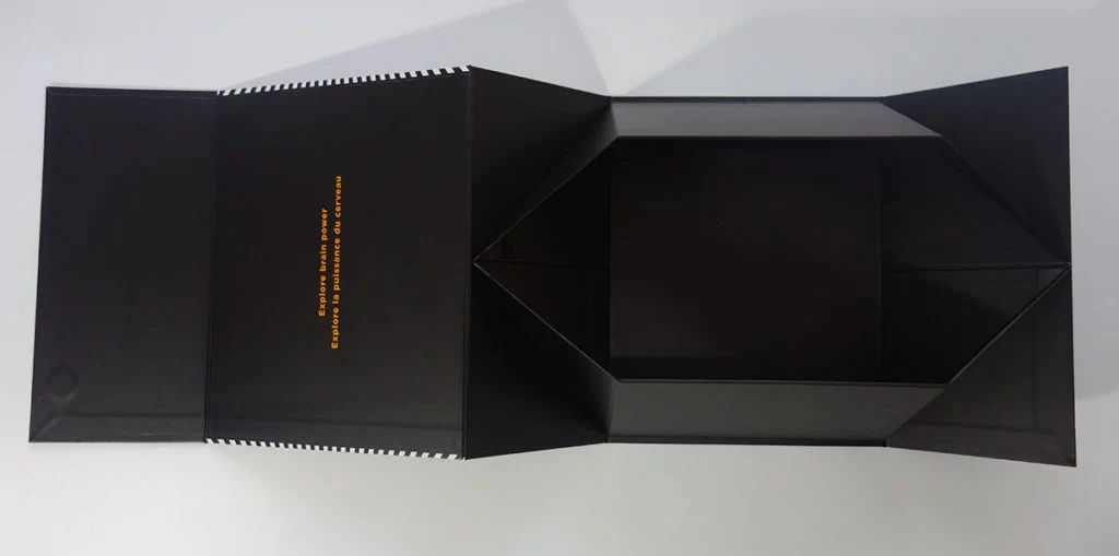 foldable collapsible rigid paper box