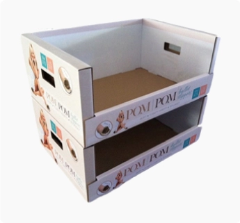 corrugated pdq, pop, pos display, color corrugated eprinted boxes, custom corrugated packaging