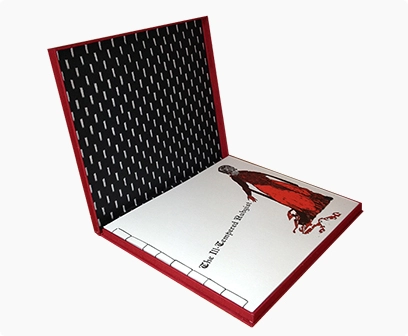 flip top rigid presentation box, cardboard gift box